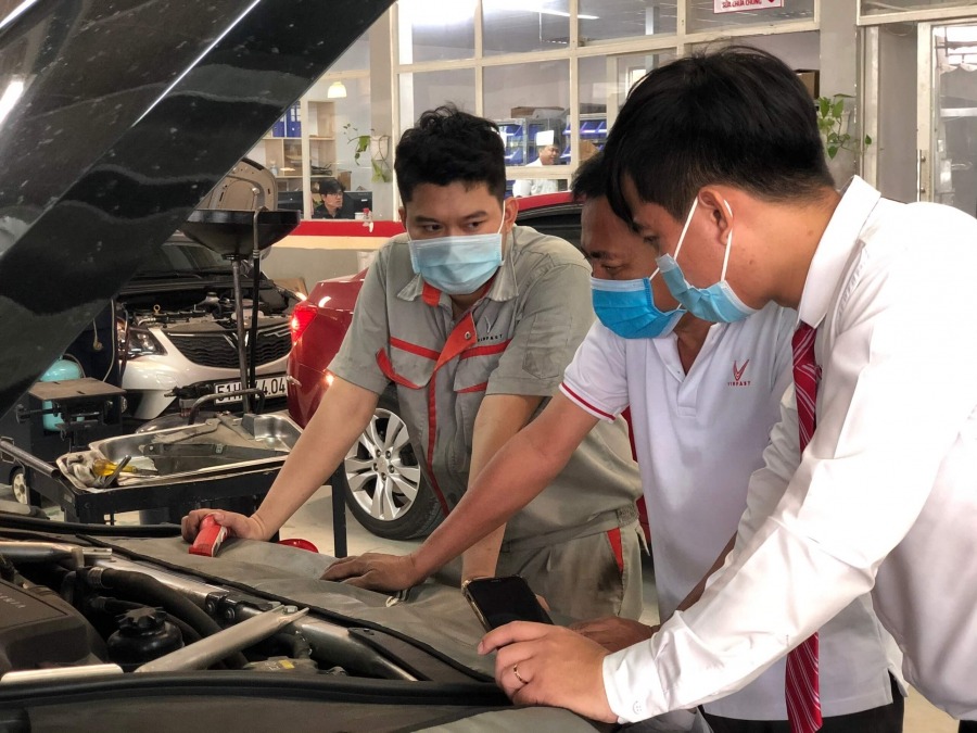 Chi phí bảo dưỡng định kỳ vf8